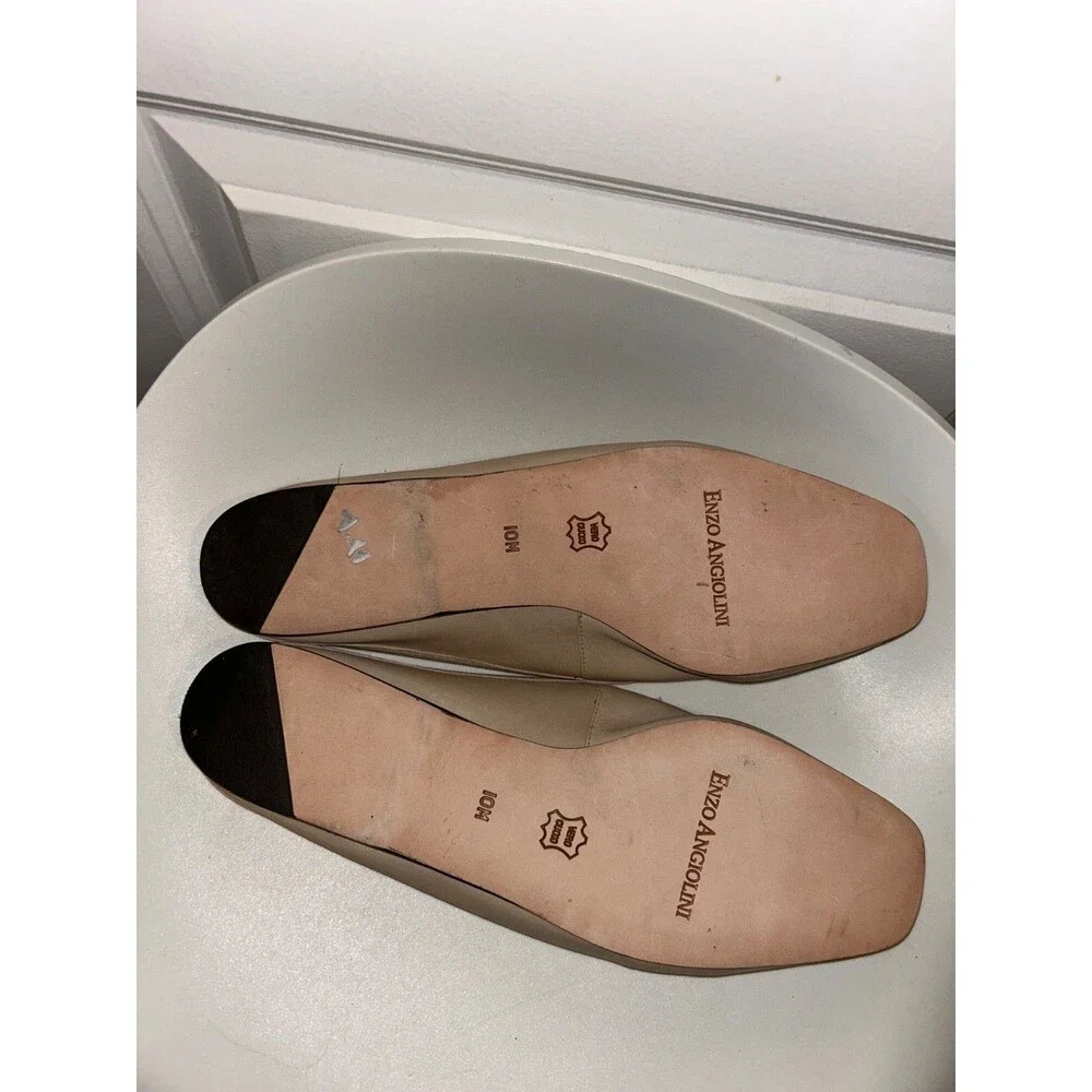 Enzo Angiolini Women’s Vintage NWOT Square Toe Mule Flat size 10 Genuine Leather